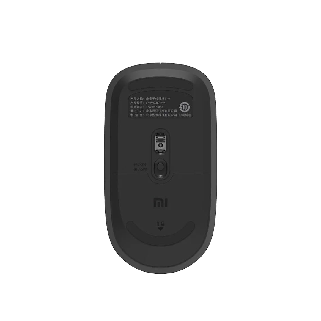 Xiaomi Wireless Mouse lite, Plug and Play Bluetooth LE 4.0, 2.4GHz Wireless Connection with Nano USB Receiver, Quiet Click for Laptop/Notebook/PC/Mac | Windows/MacOS Supported)- Black Xiaomi Wireless Mouse lite, Plug and Play Bluetooth LE 4.0, 2.4GHz Wireless Connection with Nano USB Receiver, Quiet Click for Laptop/Notebook/PC/Mac | Windows/MacOS Supported)- Black